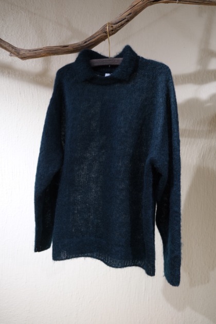 우루 도쿄 URU Tokyo KNIT POLO - D.Green