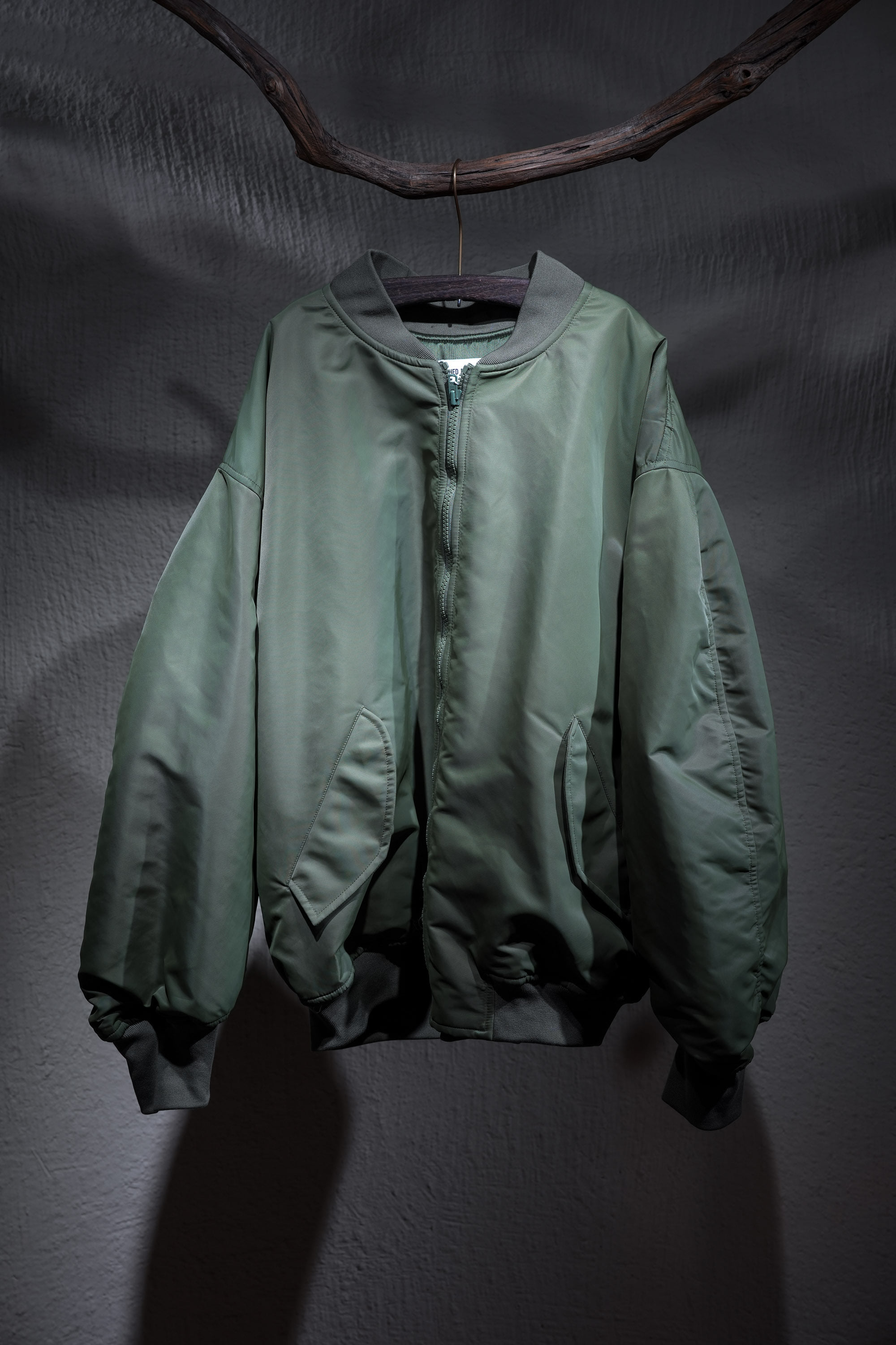 헤드 메이너 Hed Mayner MA1 Lightweight Bomber Jacket - Olive