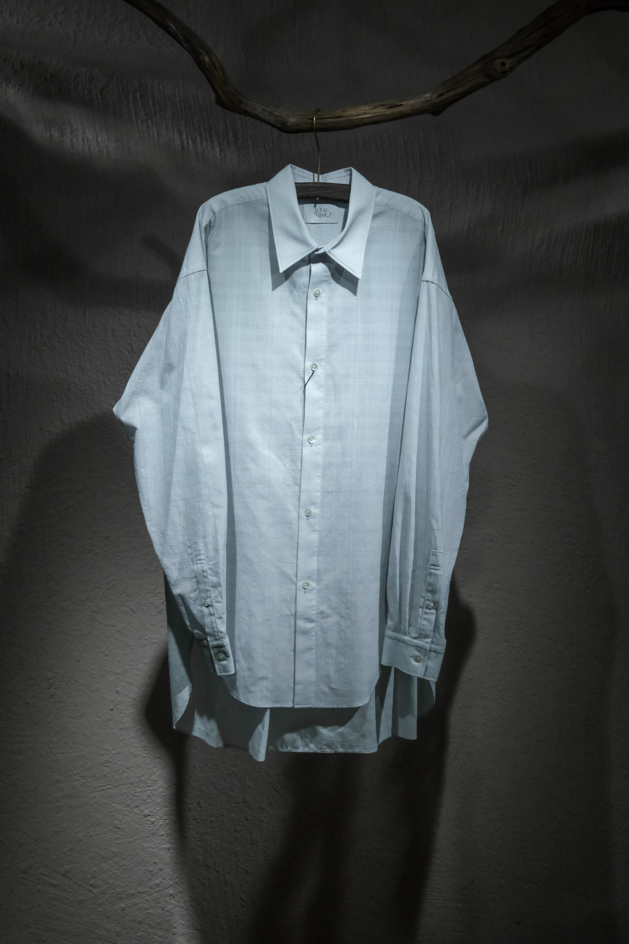 우루 도쿄 URU Tokyo - Regular Collar L/S Shirts Type 2 - L.Sax