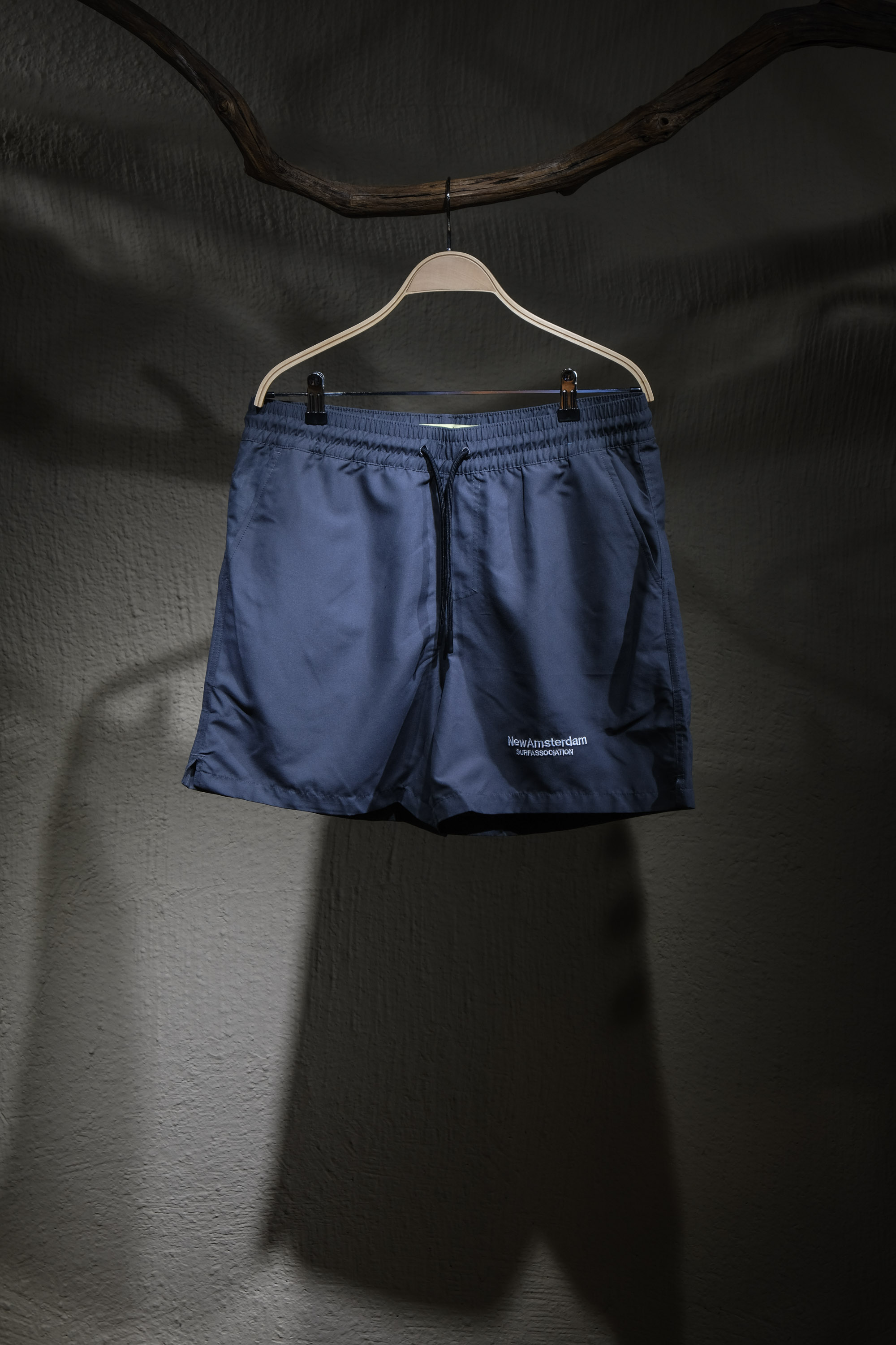 뉴 암스테르담 서프 어소시에이션 New Amsterdam Surf Association - Logo Board Short  - Charcoal