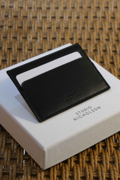 스튜디오 니콜슨 Studio Nicholson CARD HOLDER - Black