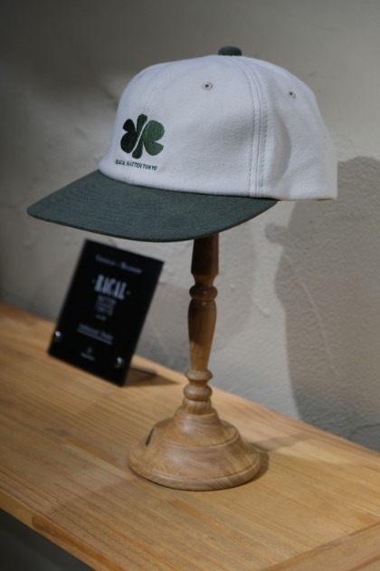 라칼 Racal Old BB Cap - Ivory x Olive