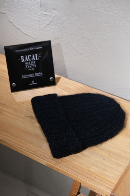 라칼 Racal Mohair Knit Watch Cap  - Black