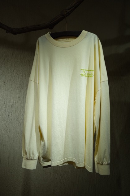 마틴 로즈 Martine Rose - OVERSIZED L/S T-SHIRT - VANILLA