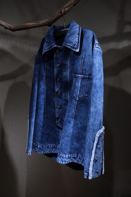 나마체코 Namacheko MANNI DENIM SHIRT- Sky Magic Blue