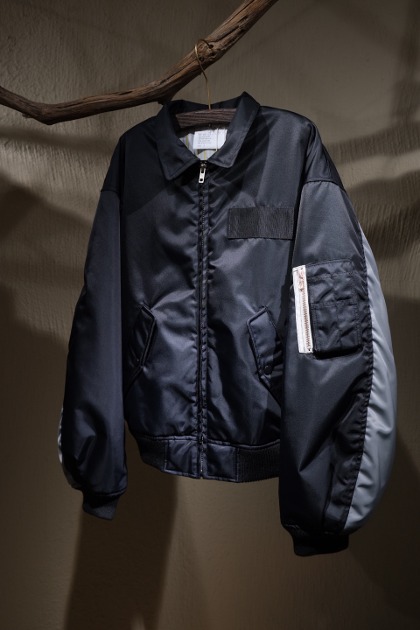 디가웰 DIGAWEL Flight Jacket - Black