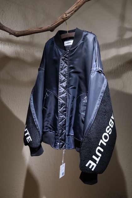 Discorvered 디스커버드 - BOA SLEEVE MA-1 JACKET - Black