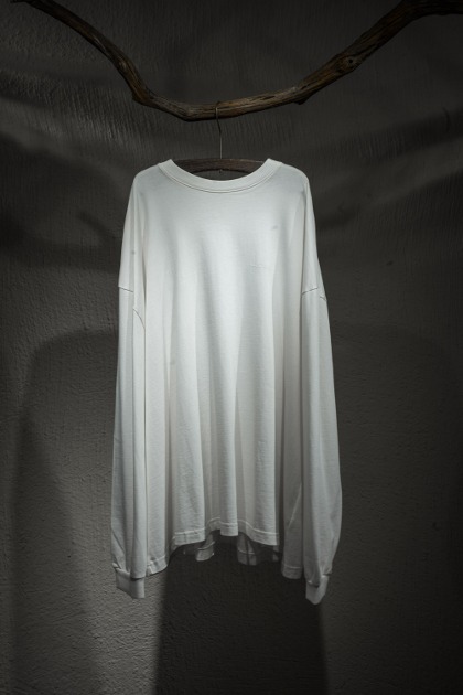 윌리 차바리아 Willy Chavarria - Long Sleeve Buffalo Tee - Bright White