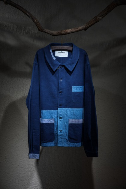 스토리 엠에프지 Story MFG FRENCH JACKET - INDIGO SCARECROW