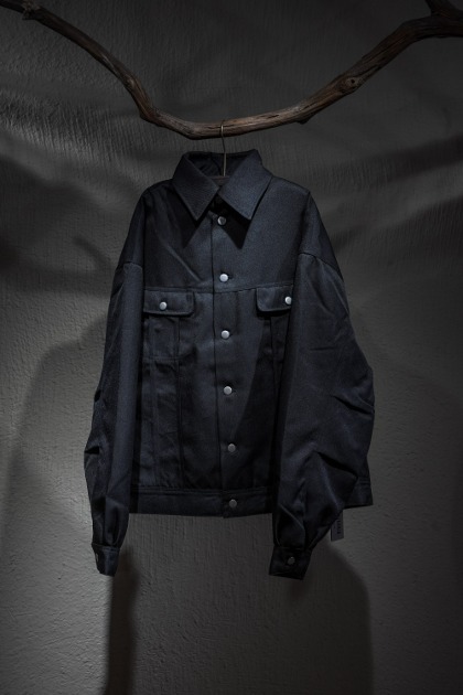 윌리 차바리아 Willy Chavarria - Chachi Trucker Jacket - Black