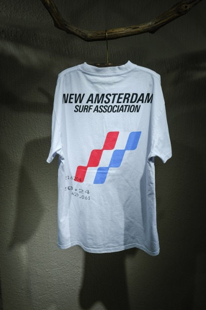 뉴 암스테르담 서프 어소시에이션 New Amsterdam Surf Association - Ticket Tee - White