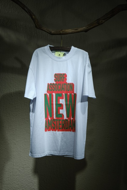 뉴 암스테르담 서프 어소시에이션 New Amsterdam Surf Association - Turksfruit Tee - White