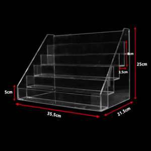 계단형 아크릴 카드 진열대 (5x5)