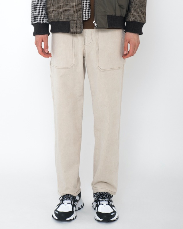 CORDUROY CARGO PANTS (IVORY)