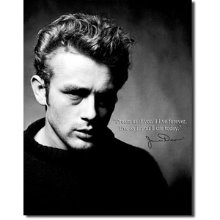 James Dean - Live Forever 제임스딘 틴사인31.5x40.5cm,메탈시티