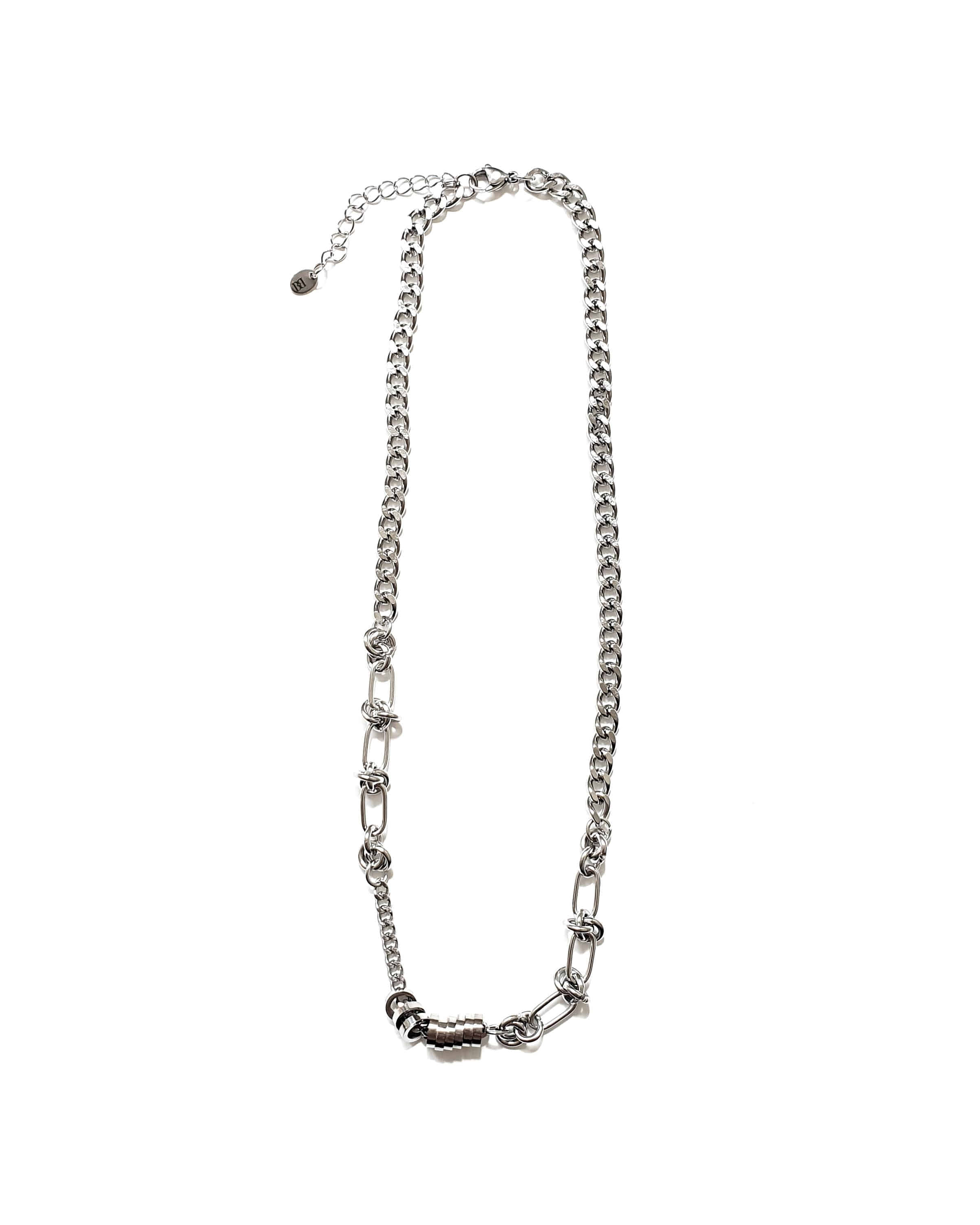 layered mix chain necklace
