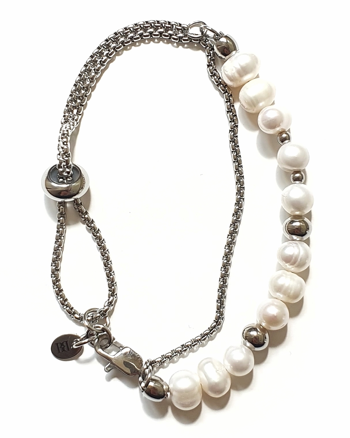 Layered pearl bracelet