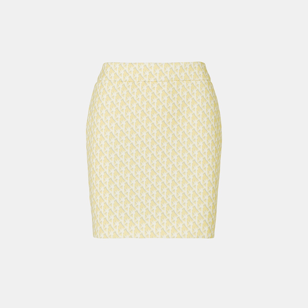 Yellow Cubism M-pattern skirt M221CS0360Y
