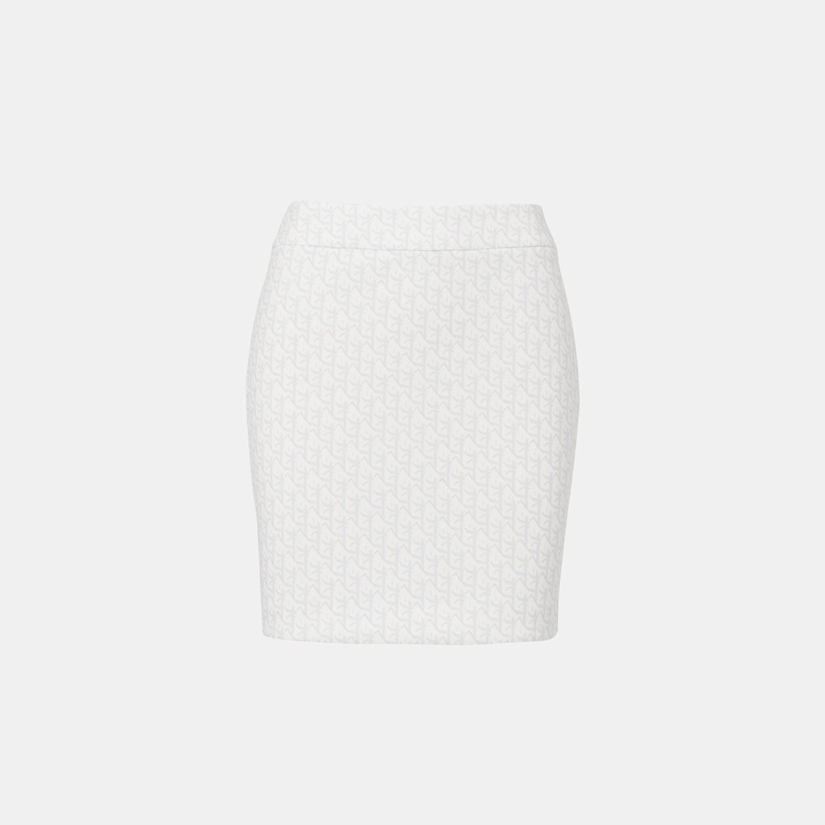 White Cubism M-pattern skirt M221CS0360H