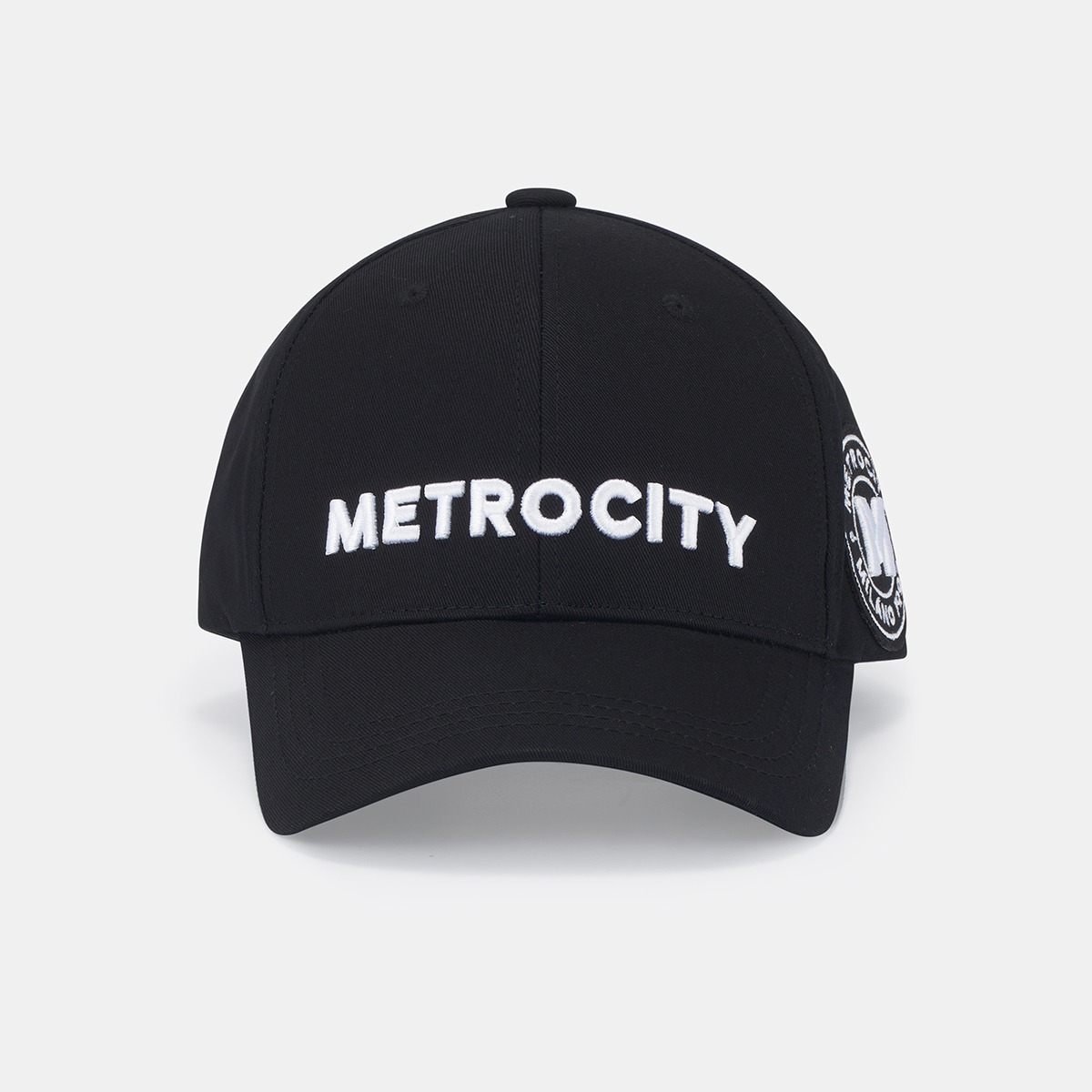 [GOLF-LINE] Blcak MetroCity Logo Embroidery Baseball Cap M221BQ4130Z