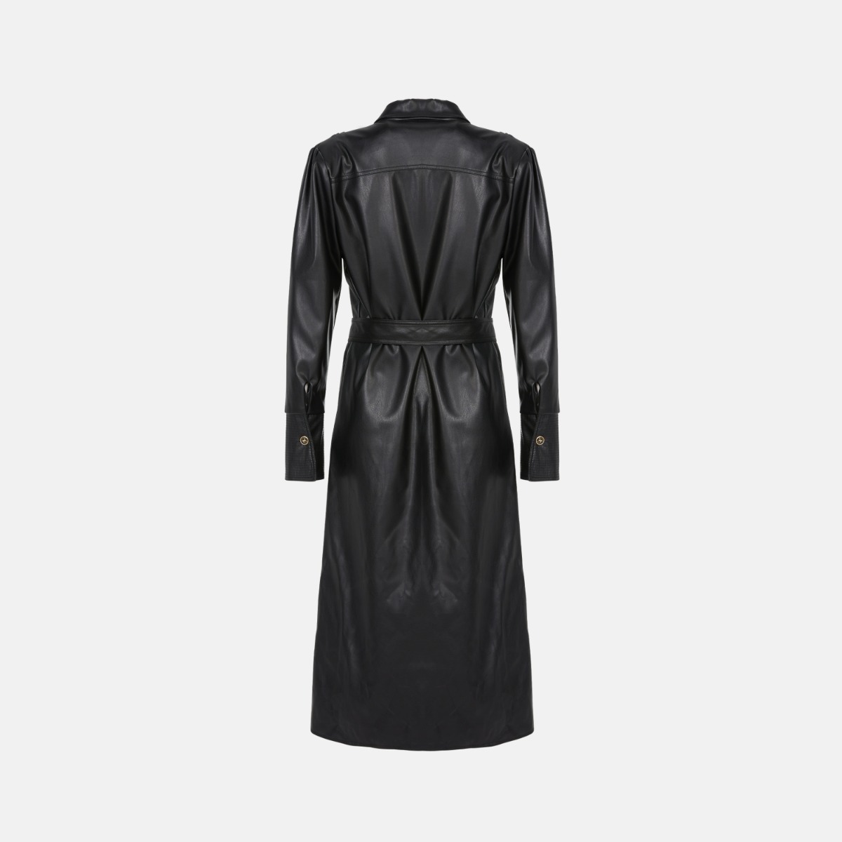 Long Leather Coat X233CZ5384Z