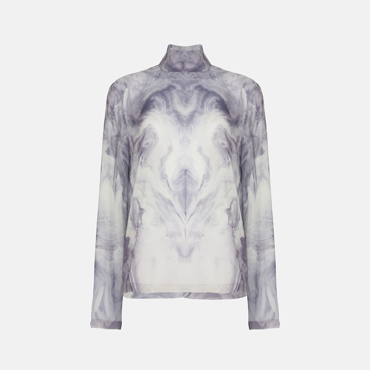 Marble Turtleneck Shirt X233CZ5350I