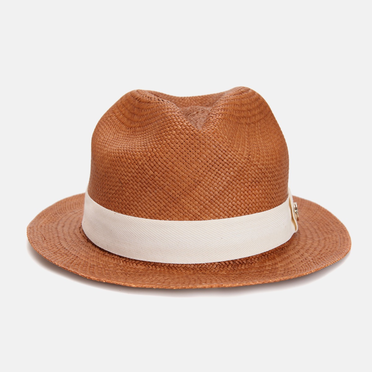 Brown Panama Hat M181BQ0037D