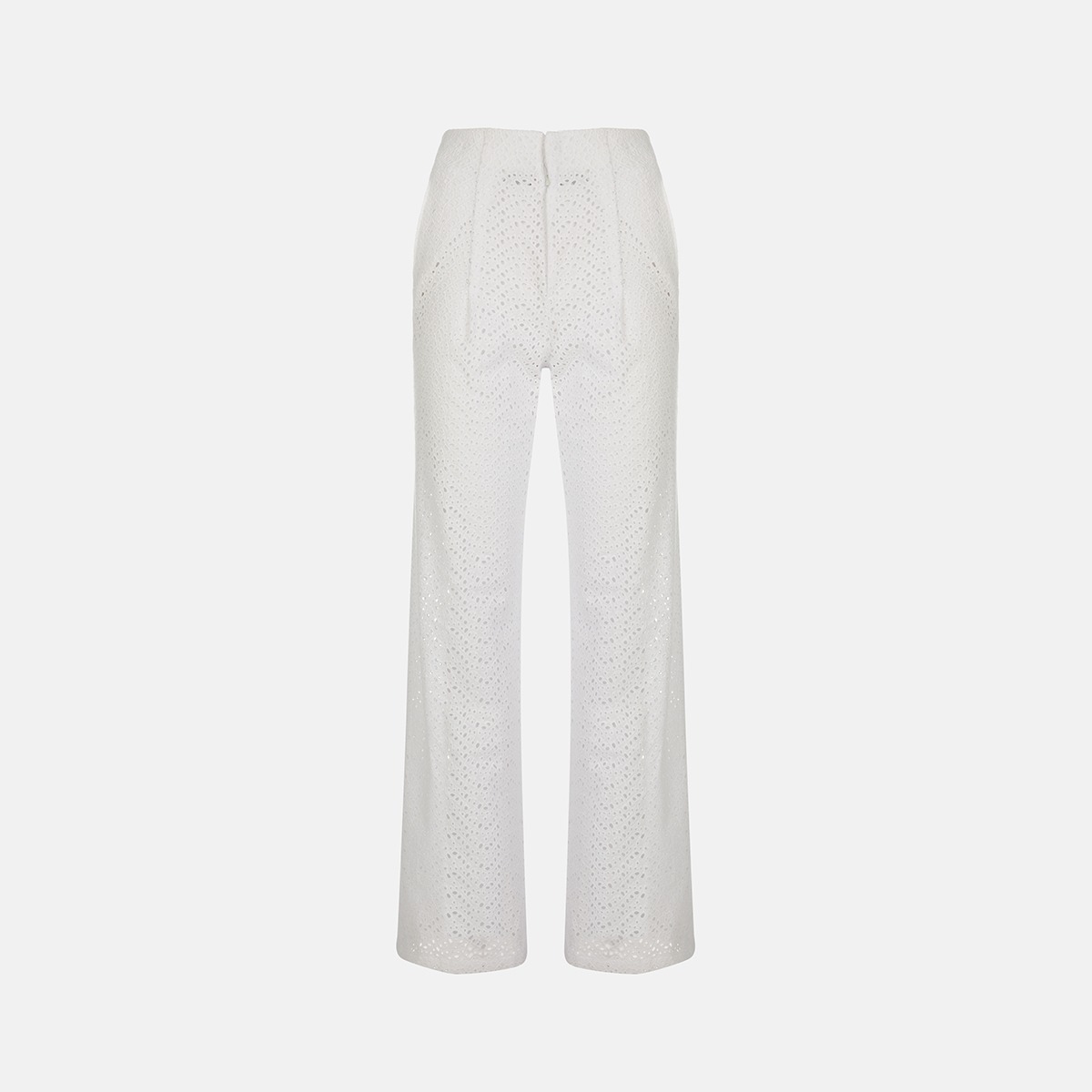 White Lace Wide Pants X241CZ6274H