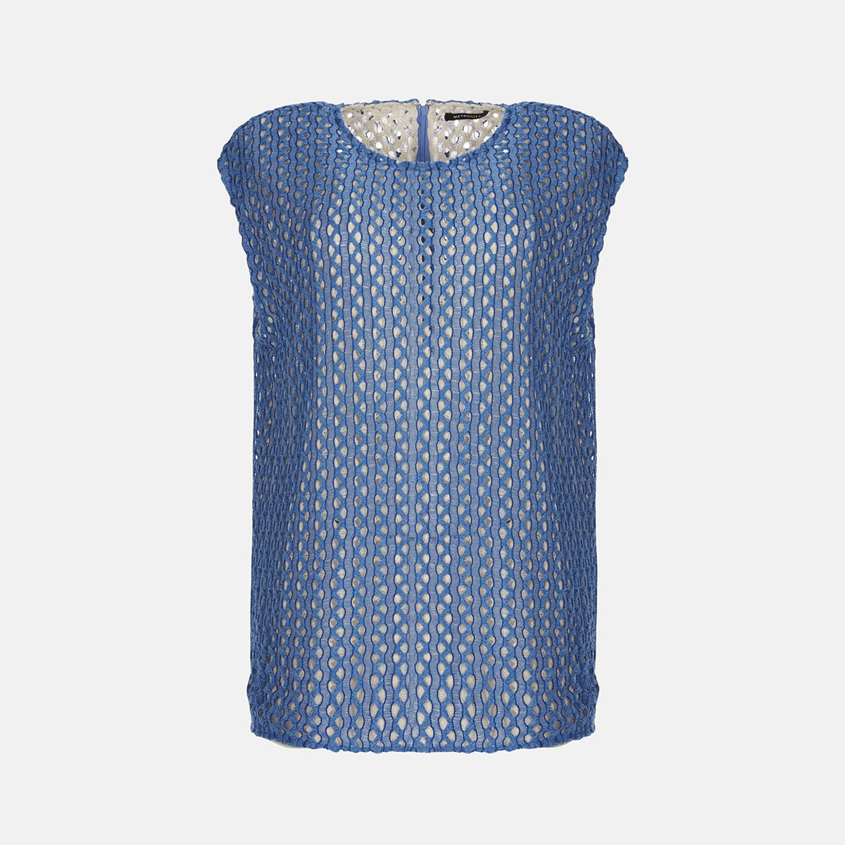 Blue Sleeveless Top X241CZ6227F