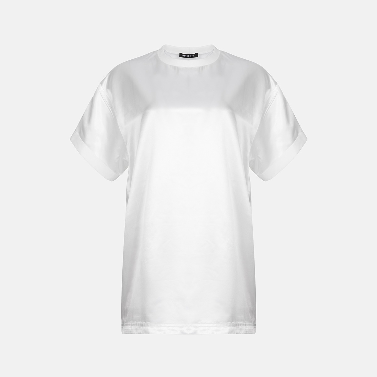 Satin Short-Sleeved T-shirt X241CZ6237H