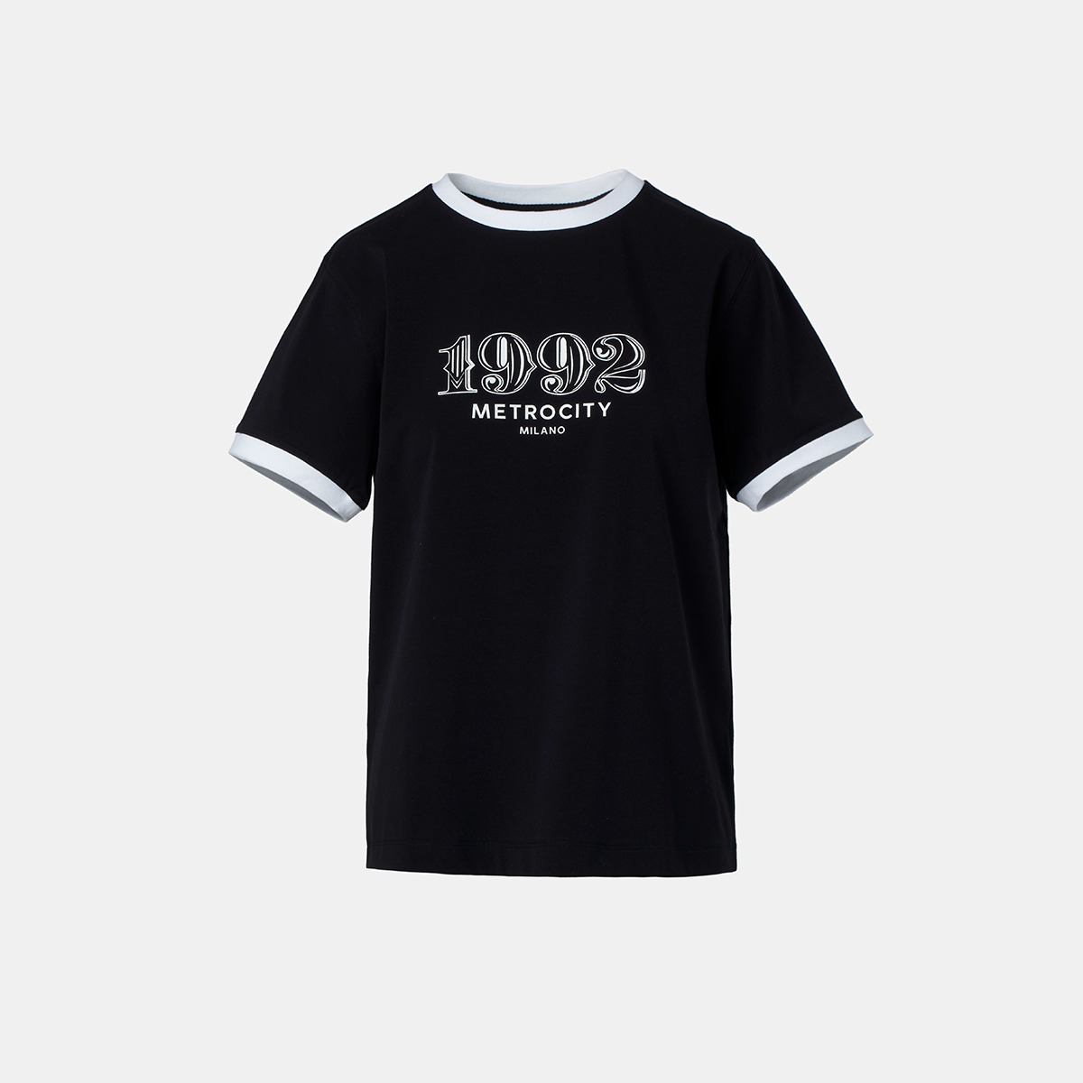 【休季】1992印花短袖T恤 M221CT0750Z