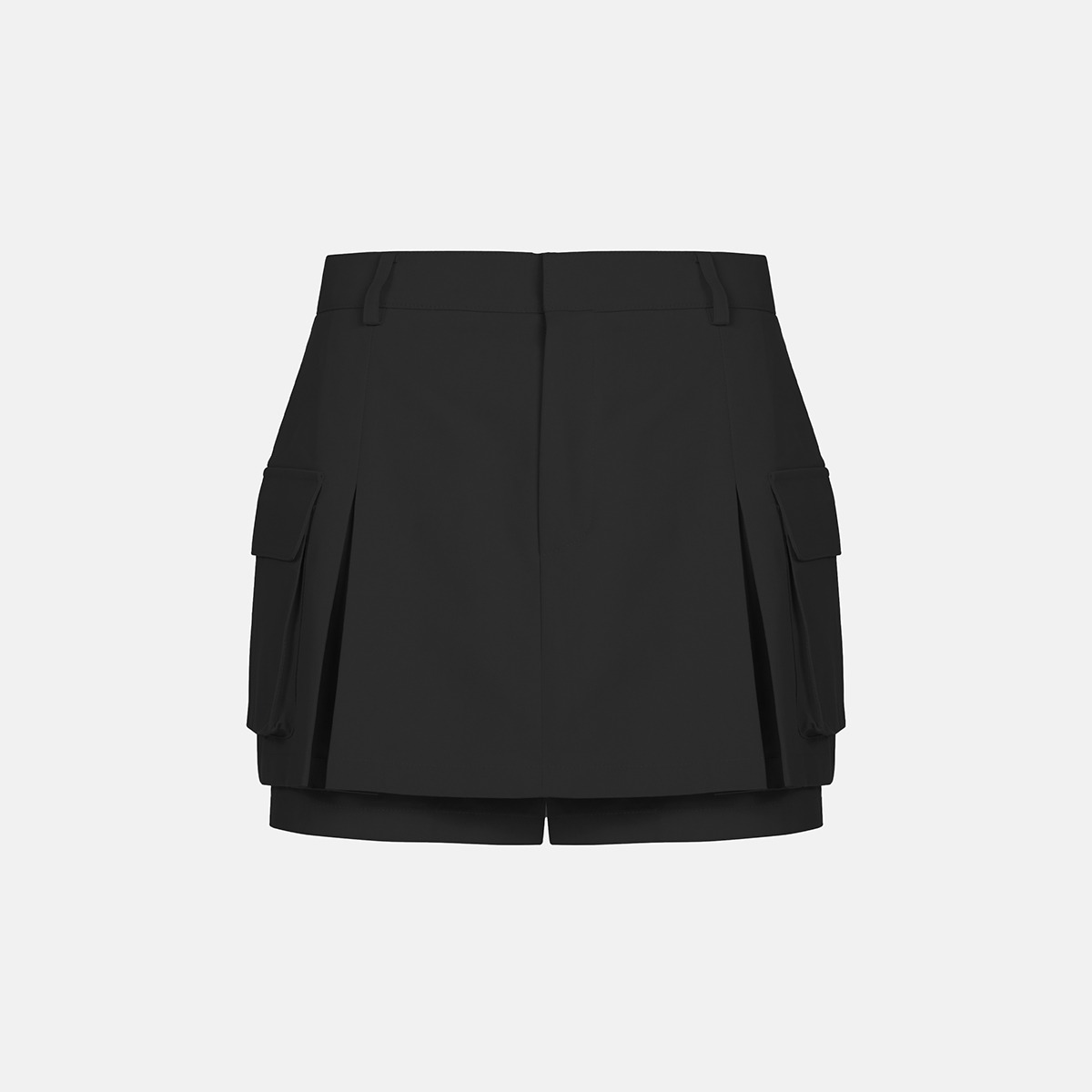 Black Safari Skirt Pants M241CA7661Z