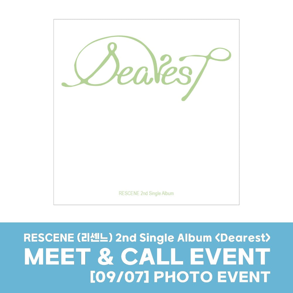 [0907][오프라인][포토]RESCENE(리센느) -2nd Single Album[Dearest] 포토 이벤트 (QR ver) (랜덤발송)-thumbnail