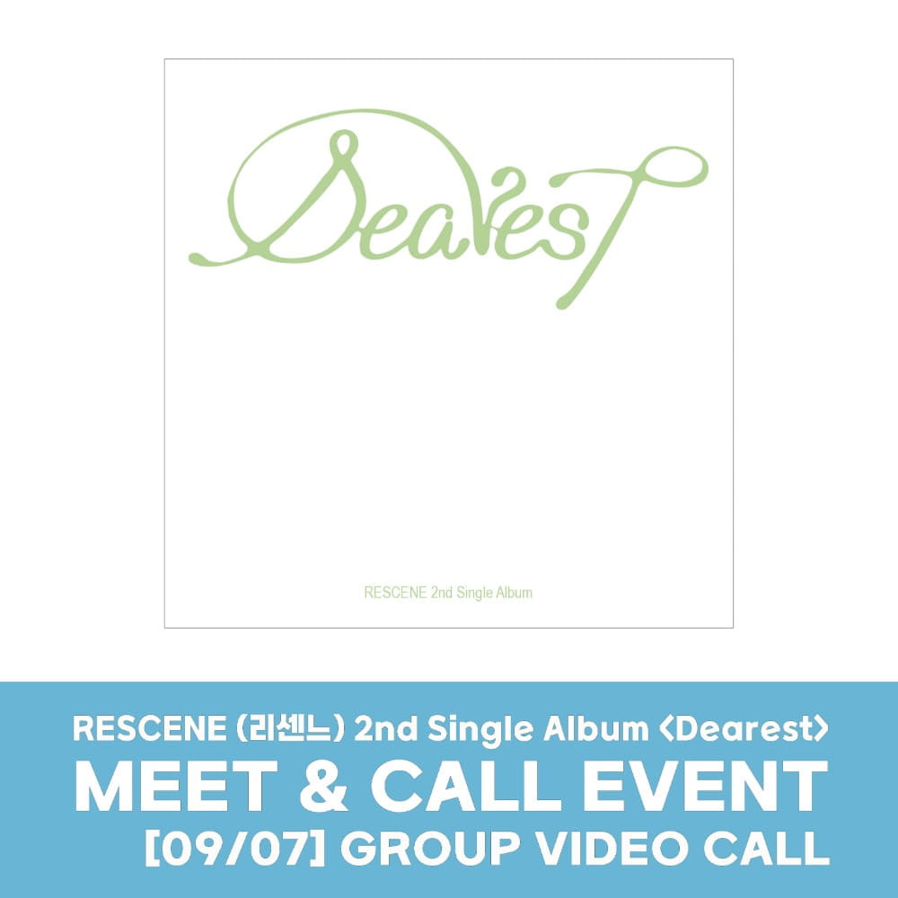 [0907[온라인][영통단체]RESCENE(리센느) -2nd Single Album[Dearest] 영상통화 이벤트 (QR ver) (랜덤발송)-thumbnail