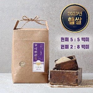 강화섬쌀 강화도쌀 교동 DMZ 참드림 현미 백미 혼합 블랜딩 5Kg 주1회 도정 [2023년 햅쌀]