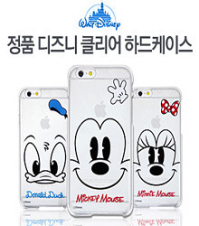 아이폰6 플러스디즈니정품 클리어 하드케이스 