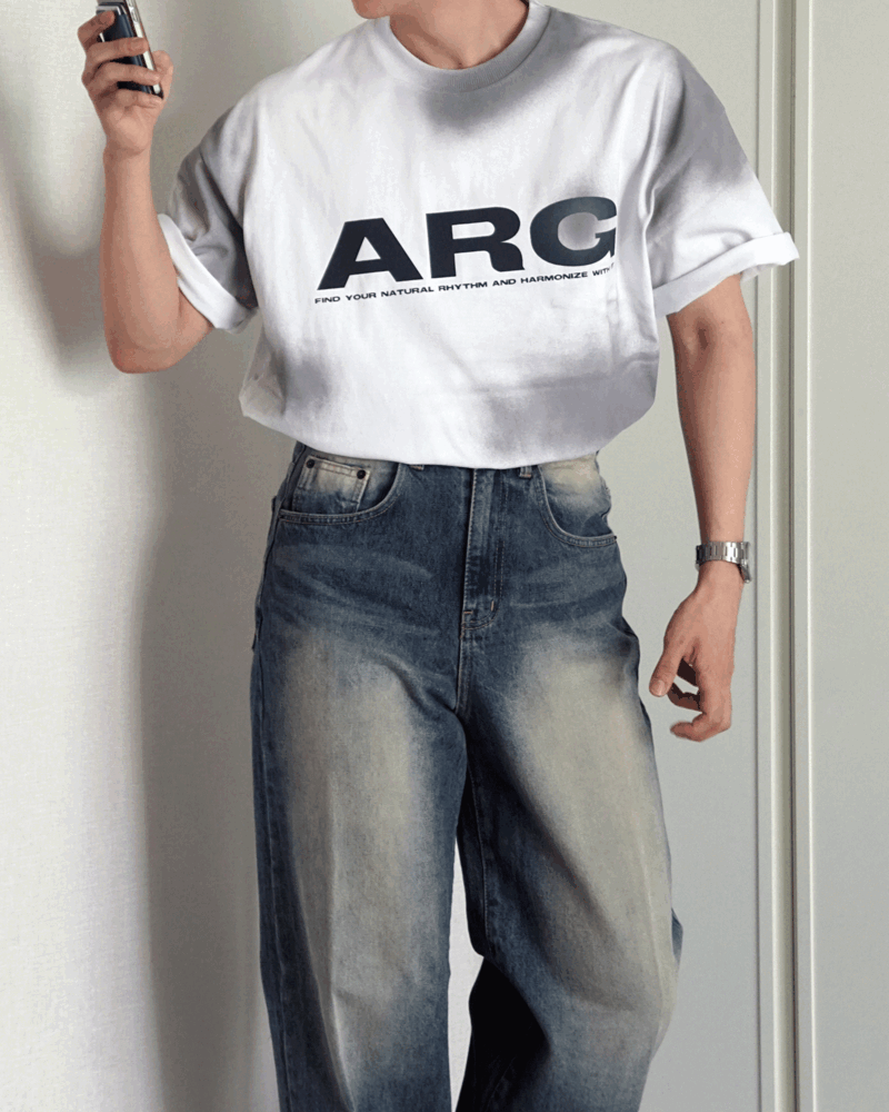 더티 프린팅 ARC 티셔츠