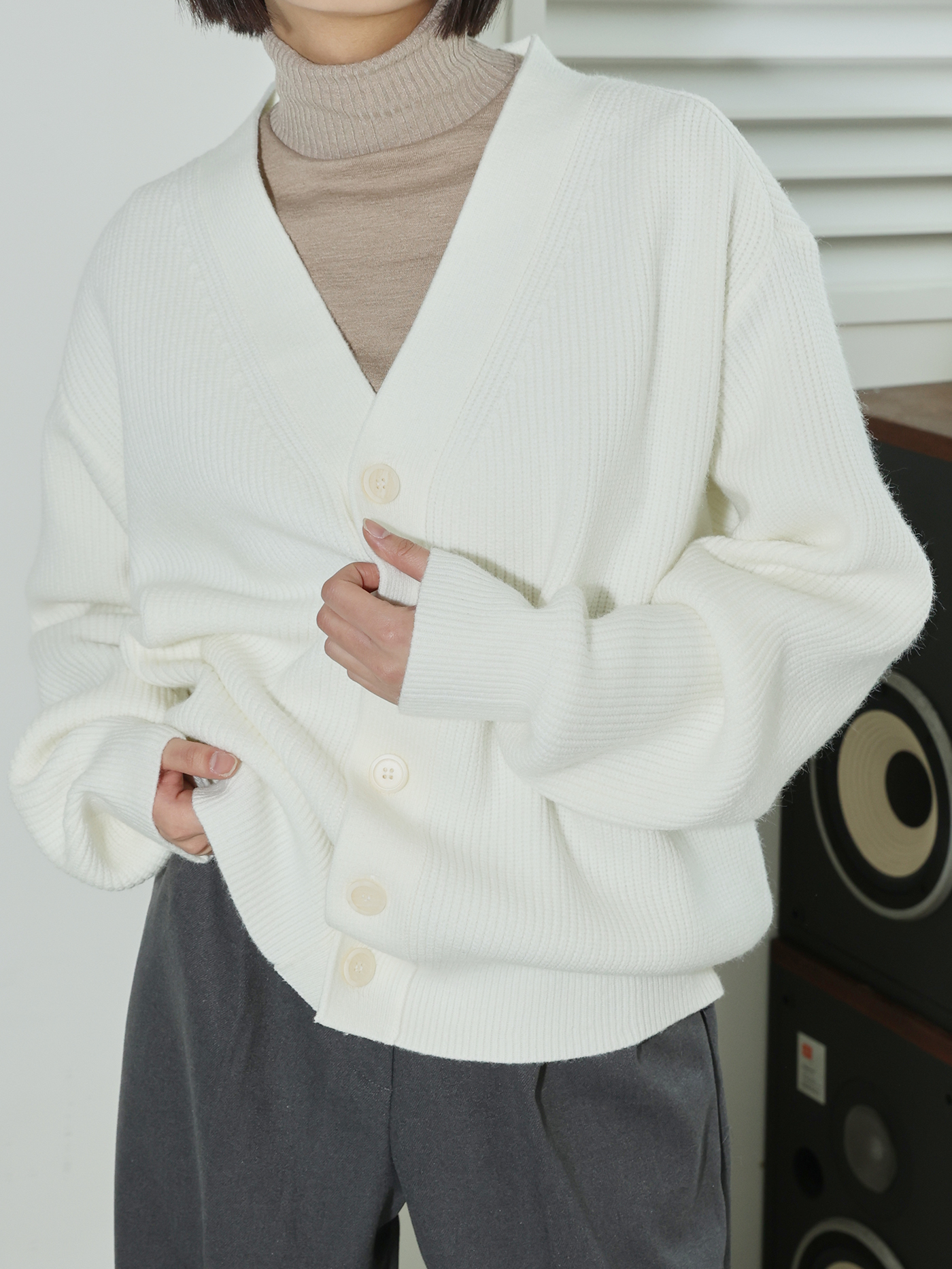 Unisex soften basic cardigan (3 Color)