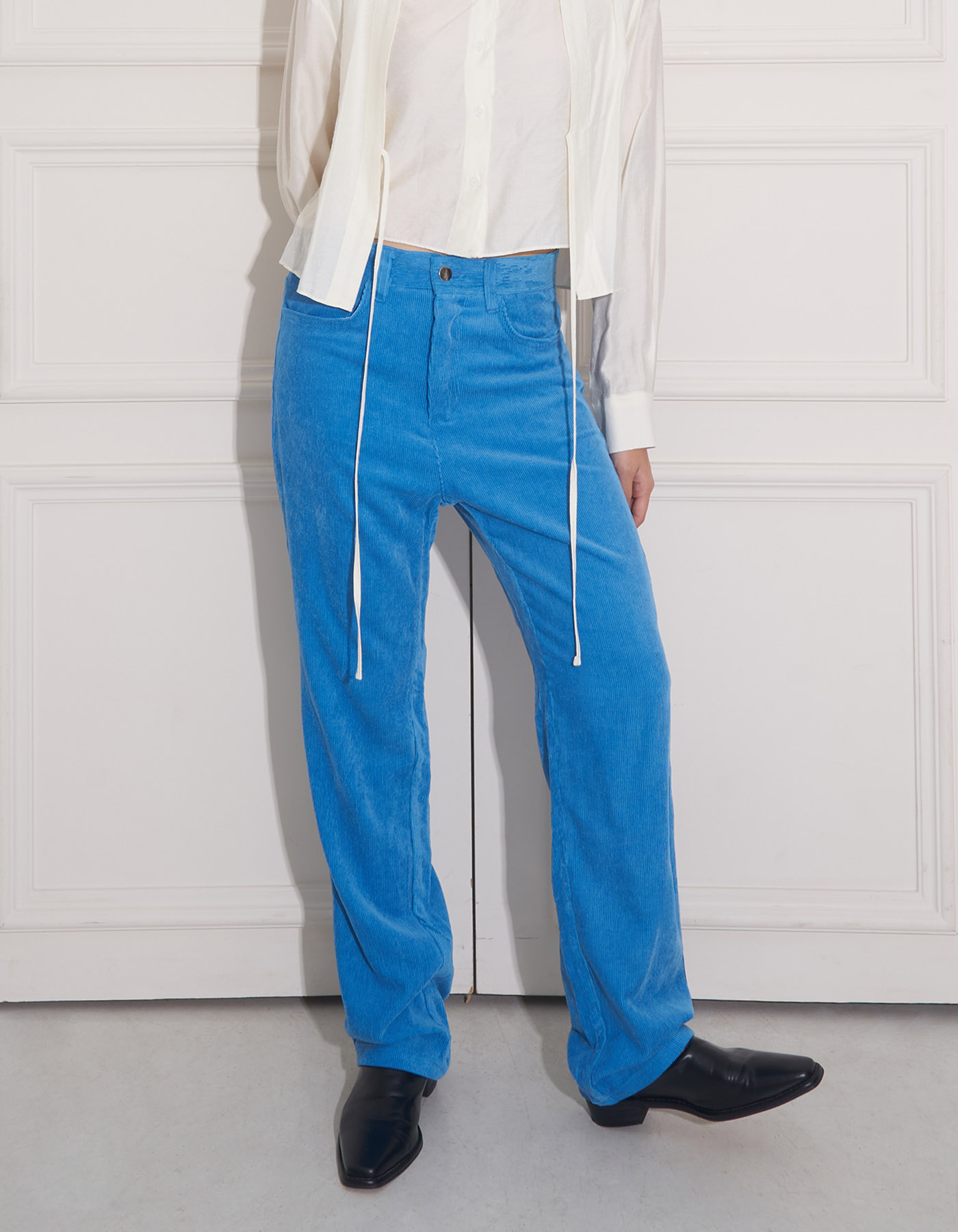 Unisex leo corduroy slim pants (3 Color)