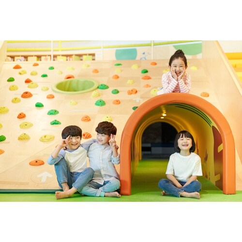 어린이집 키즈카페 난연 퍼즐매트 1M x 1M X 두께 20mm (2cm) 양면사용 국내생산 놀이시설 방염허가용