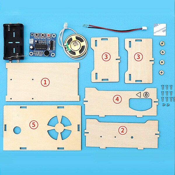 과학 놀이 티처스 STEAM DIY 녹음기 만들기 A-12 X 5SET