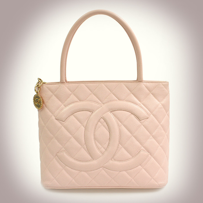 Chanel(샤넬) A01804 핑크 캐비어 금장 코인 토트백(7번대)