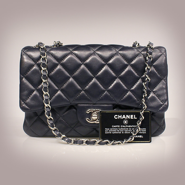 Chanel(샤넬) A94032 램스킨 은장 Chanel 3(쓰리백) M사이즈 플랩 숄더백 (19번대)