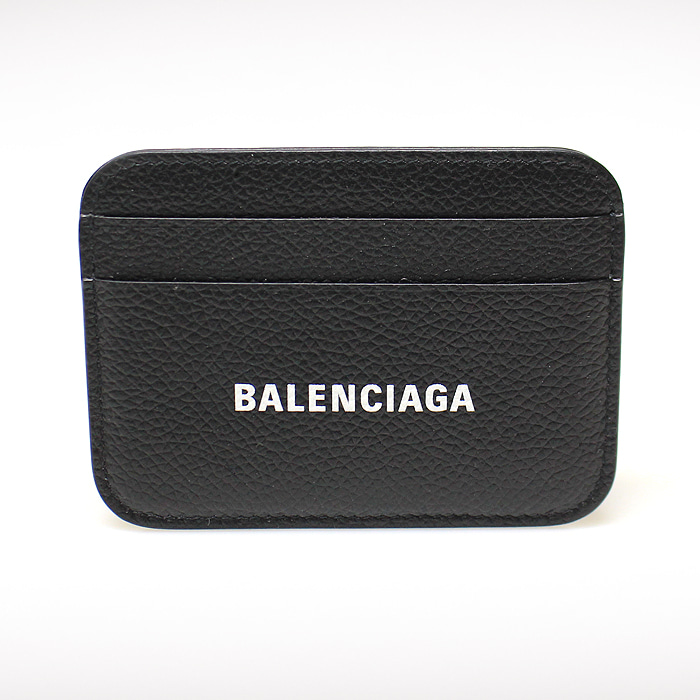 Balenciaga(발렌시아가) 593812 블랙 그레인 카프스킨 캐쉬 카드 지갑