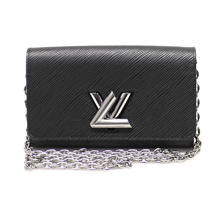 Louis Vuitton(루이비통) M62038 블랙 에삐 레더 트위스트 WOC 월릿 온 체인 크로스백