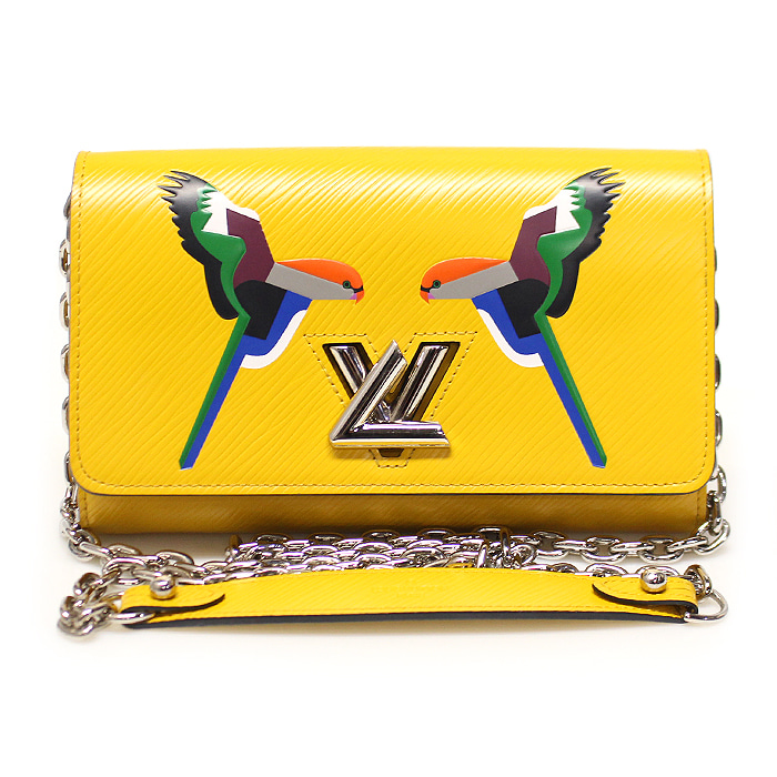Louis Vuitton(루이비통) M61752 옐로우 에삐 레더 얼리버드 트위스트 WOC 체인 지갑 크로스백