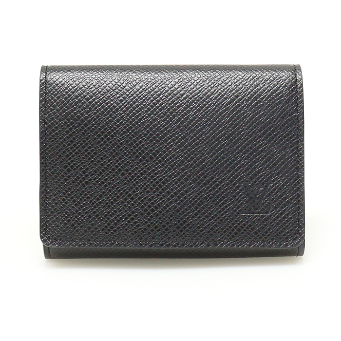 Louis Vuitton(루이비통) M64595 블랙 타이가 레더 엔벨로페 카르트 드 비지트 카드지갑