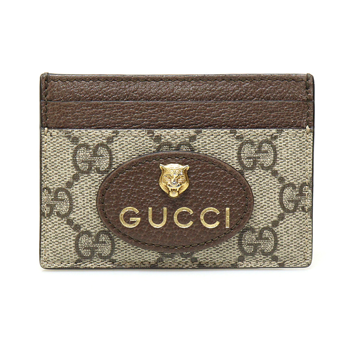 Gucci(구찌) ‎597557 GG 수프림 캔버스 네오 빈티지 카드 케이스 지갑