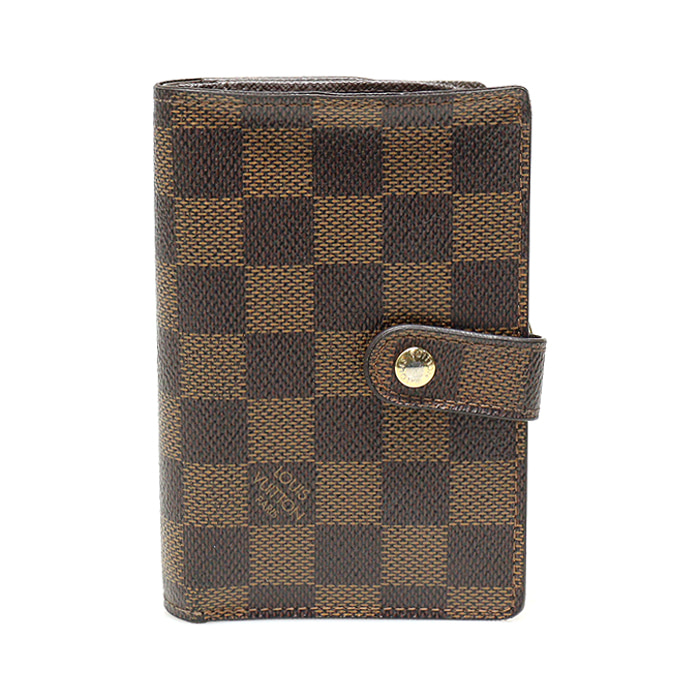Louis Vuitton(루이비통) N61674 다미에 에벤 캔버스 프렌치 퍼스 중지갑