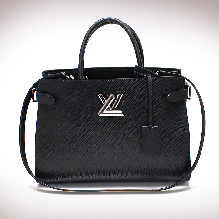 Louis Vuitton(루이비통) M54810 블랙 에삐 레더 은장 트위스트 토트 2WAY